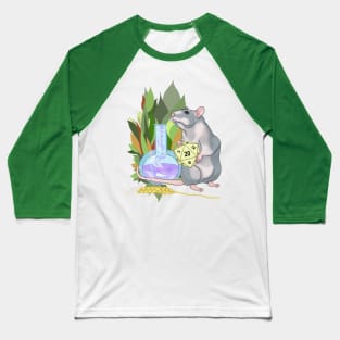 Rat with a magic potion. Natural 20 Baseball T-Shirt